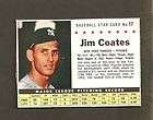 1961 Post #17 Jim Coates New York Yankees Near MINT+