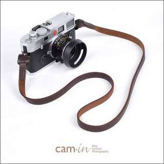 Italy Cowskin leather coffee strap Leica M9/MP/X1/R8/R9  