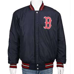  Boston Red Sox Wool/Leather Reversible Nylon Jacket 