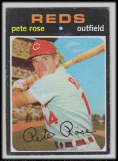 C0852 1971 Topps Pete Rose Card; #100; VF Excellent  