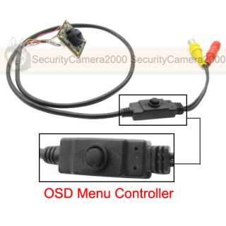 600TVL HD SONY SUPER HAD CCD OSD Color Board Camera 3.7mm pinhole Lens