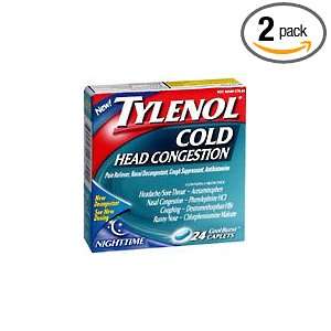  Tylenol Cold Head Congestion