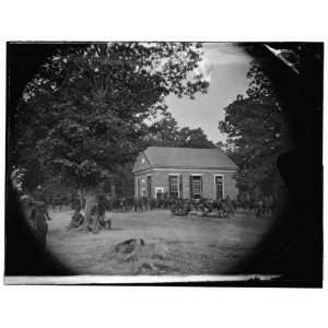 Civil War Reprint Massaponax Church, Va. View of the church, temporary 