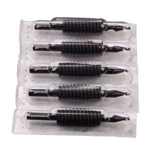  5pcs Disposable Conjoined Tattoo Tube Grip Tip 5rt Black 