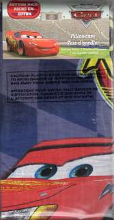 Disney Pixar CARS Standard Pillowcase Pillow Case   Lightning McQueen 