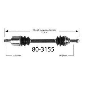   Empi 80 3155 Right New Constant Velocity Complete Assembly Automotive