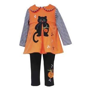   KITTY CAT Halloween Theme Dress/Tunic Leggings/Pants Outfit/Set