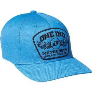 One Industries Fleming Mens Flexfit Race Wear Hat/Cap   Campy Blue 