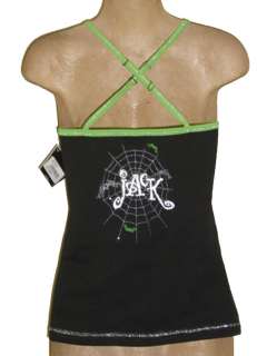   NIGHTMARE BEFORE CHRISTMAS SHIMMER JACK SEXY CAMI TANK TOP XS, XL, XXL