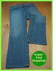 Eddie Bauer Blue Denim Jeans Womens Size 12 Inseam 29 Straight Leg 1% 