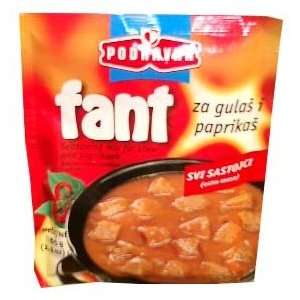 Fant Seasoning Mix for Hungarian Stew, Goulash, Paprikash, 2.3oz