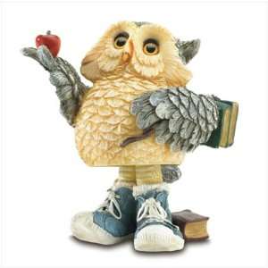  Back To School Owl Wobble Figurine