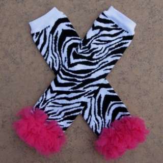   Legs Baby & Toddler Tutu Chiffon Ruffle Leg Warmers   Zebra Clothing