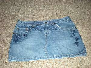    Skirt Jean Size 7 SO Clothes Clothing Juniors Young Adult  