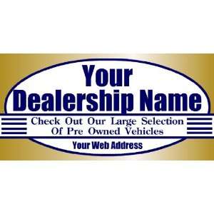    3x6 Vinyl Banner   Certified Preowned Cars 