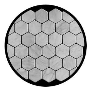  Carrara Marble Italian White Bianco Carrera 2 Hexagon Mosaic Tile 