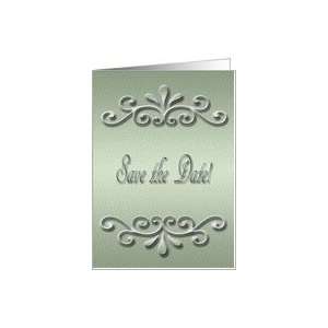  Save the Date, Pastel Green Dots Card Health & Personal 