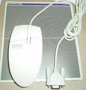 BUTTON OPTICAL SERIAL MOUSE WINDOWS AT XT 9 PIN NEW  
