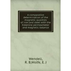   permeameter and magnetic balance R. B,Wolfe, E. J Wendell Books