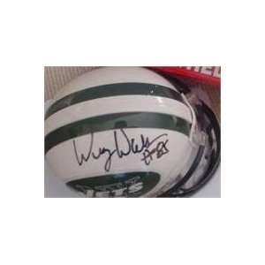  Wesley Walker autographed Football Mini Helmet (New York 
