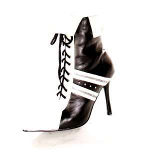 Lets Party By Ellie Shoes Referee (Black) Adult Boots / Black   Size 6