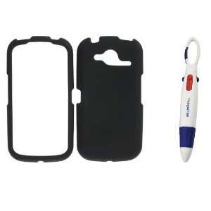  GTMax Black Rubberized Snap On Case + Pen with 4 Colors 