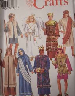 Simplicity Pattern 8152 Christmas Pagent Costumes FF  