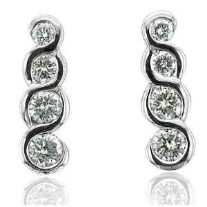   Diamond Earrings (GH, I1, 0.71 carat) [Jewelry] Diamond Delight