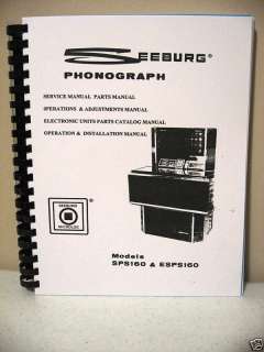 Seeburg Model SPS 160 & ESPS 160 Jukebox Manual  