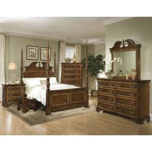  American Woodcrafters Wellington Manor Poster Bedroom Set 