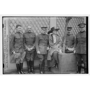  Photo Lt. Col. J.B. Johnson, Gen. E.B. Winans, Gen. W.G 