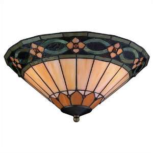  Craftmade Elegance Leaded Glass Ceiling Fan Light Kit with 