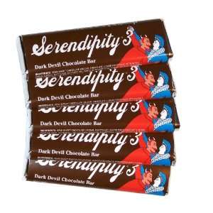  Serendipity 3 Dark Devil Chocolate Bars   Dark Chocolate 