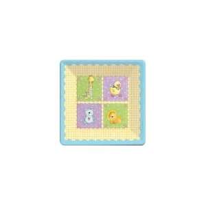   Friends 10 Square Baby Shower Paper Plates 8ct.