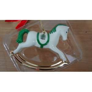  Spode Christmas Tree Rocking Horse Ornament NEW in Box 