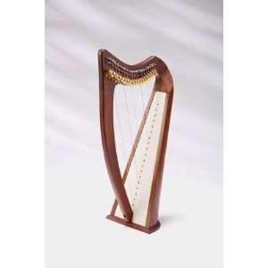   Back Harp 19 String with Semitones, Rosewood Musical Instruments
