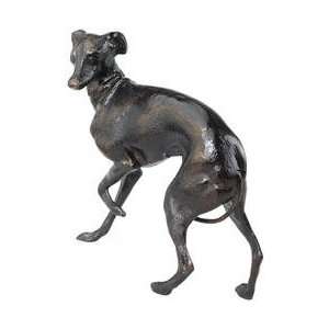  greyhound statue home whippet iron sculpture home yard 