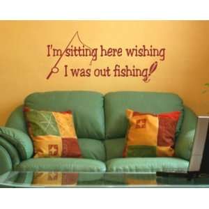  Im Sitting Here Wishing I Was Out Fishing Sports Hobbies 