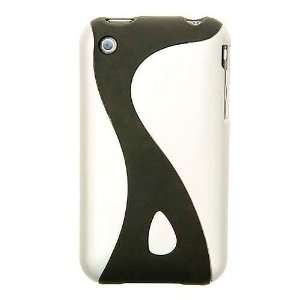  Ziggy Snap On Cover for iPhone 3G and 3GS Silver/Black 