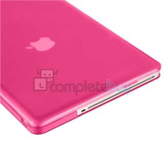   Crystal +Pink Snap On Hard Skin Case Cover For Macbook Pro 13 inch