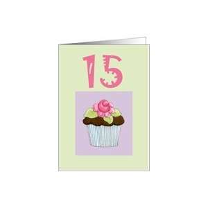  Rose Cupcake Invite 15 birthday Card Toys & Games