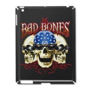  iPad 2 Case Black of Bad Bones Skulls 