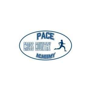  DECAL A PACE ACADEMY CROSS COUNTY WITH RUNNER   5.3 x 3 