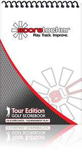 Scorelocker Tour Edition  Golf Data Tracking Score Book 627843053934 