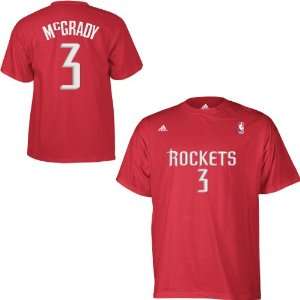 Adidas Houston Rockets Tracy Mcgrady Game Time T Shirt  