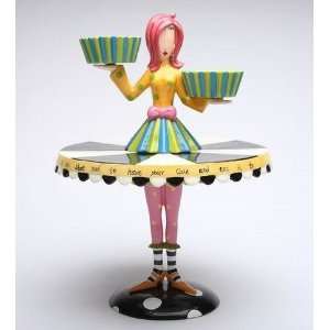  Lady Cake Stand with Two Cupcake Holders