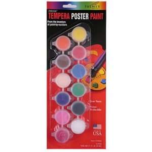  Premium Tempera Poster Paint 12 Pot Set Case Pack 6