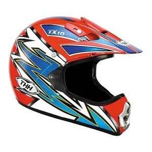  THH TX 10 Jolt Helmet   XX Large/Red/Blue/Silver 
