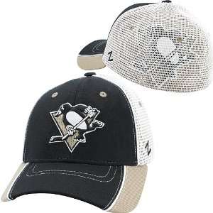 Zephyr Pittsburgh Penguins Cutback Stretch Fit Hat  Sports 