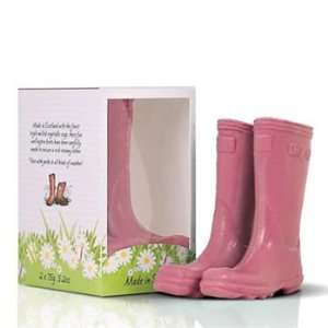   Pink Wellington Boot Soaps   Made in Scotland